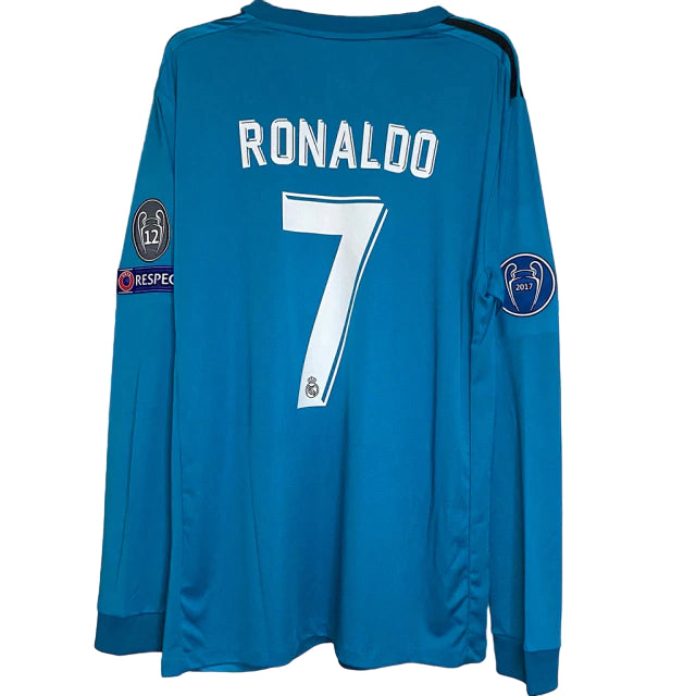 Cristiano Ronaldo Camisa 2017 / 2018 - Real Madrid UEFA / UCL (Prime)